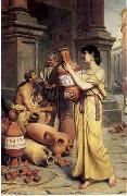 Arab or Arabic people and life. Orientalism oil paintings 587